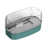 Maxbell Detachable Tortoise Turtle Tank with Water Pump Durable for Small Amphibious Small Blue