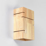 Maxbell Nature Wooden Wall Light Retro Light Fixture for Wall Living Room