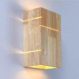 Maxbell Nature Wooden Wall Light Retro Light Fixture for Wall Living Room