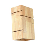 Maxbell Nature Wooden Wall Light Retro Light Fixture for Wall Living Room