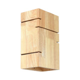 Maxbell Nature Wooden Wall Light Retro Light Fixture for Wall Living Room