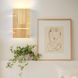 Maxbell Nature Wooden Wall Light Retro Light Fixture for Wall Living Room