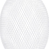 Maxbell Iron Wire Lampshade Lighting Fixtures Cover for Bedroom Kitchen White