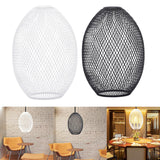Maxbell Iron Wire Lampshade Lighting Fixtures Cover for Bedroom Kitchen White