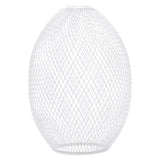 Maxbell Iron Wire Lampshade Lighting Fixtures Cover for Bedroom Kitchen White