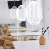 Maxbell Iron Wire Lampshade Lighting Fixtures Cover for Bedroom Kitchen White