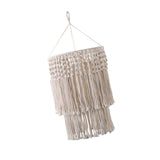 Maxbell Handmade Macrame Lamp Shade Boho Chandelier Lampshade for Bedroom Nursery