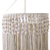 Maxbell Handmade Macrame Lamp Shade Boho Chandelier Lampshade for Bedroom Nursery