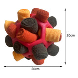 Maxbell Portable Pet Snuffle Ball Encourage Natural Foraging Skills Enrichment Game
