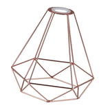 Maxbell Pendant Lamp Shade Diamond Shape Bracket Wire Antique Decoration for Ceiling