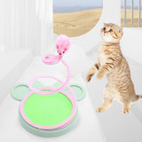 Maxbell Cat Spring Toy exercise Games Scratch Kitty IQ Training Kitten Bouncing Animal