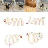Maxbell Cat Tunnel Tube Collapsible Pet Interactive Toy for Puppy Supplies Mouse Straight