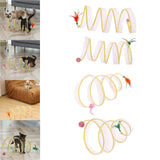 Maxbell Cat Tunnel Tube Collapsible Pet Interactive Toy for Puppy Supplies Mouse Straight
