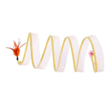 Maxbell Cat Tunnel Tube Collapsible Pet Interactive Toy for Puppy Supplies Mouse Straight