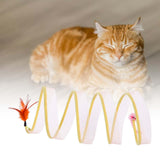 Maxbell Cat Tunnel Tube Collapsible Pet Interactive Toy for Puppy Supplies Mouse Straight