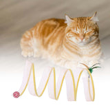 Maxbell Cat Tunnel Tube Collapsible Pet Interactive Toy for Puppy Supplies Sisal Straight