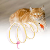Maxbell Cat Tunnel Tube Collapsible Pet Interactive Toy for Puppy Supplies Mouse Round