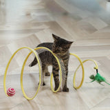 Maxbell Cat Tunnel Tube Collapsible Pet Interactive Toy for Puppy Supplies Sisal Round