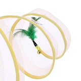 Maxbell Cat Tunnel Tube Collapsible Pet Interactive Toy for Puppy Supplies Sisal Round