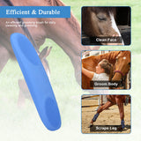 Maxbell 6in1 Horse Brush Detangling Hair Comb Pet Hair Cleaning Horse Grooming Brush Blue