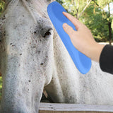 Maxbell 6in1 Horse Brush Detangling Hair Comb Pet Hair Cleaning Horse Grooming Brush Blue