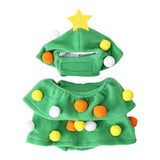 Maxbell Christmas Tree Shape Pet Cat Costume Sleeveless Adjustable for Autumn Winter
