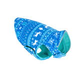 Maxbell Pet Dog Vest with Leash Hole Jacket Puppy Clothing Sleeveless Winter Cozy Blue M
