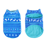 Maxbell Pet Dog Vest with Leash Hole Jacket Puppy Clothing Sleeveless Winter Cozy XXL Blue