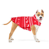 Maxbell Pet Dog Vest with Leash Hole Jacket Puppy Clothing Sleeveless Winter Cozy Red M