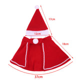 Maxbell Pet Christmas Costume Outfits Fancy Dress for Puppy Apparel Decoration