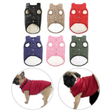 Maxbell Warm Dog Clothes Fleece Clothing Lightweight Winter Jacket for Pet Supplies black