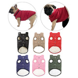 Maxbell Warm Dog Clothes Fleece Clothing Lightweight Winter Jacket for Pet Supplies black