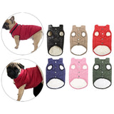 Maxbell Warm Dog Clothes Fleece Clothing Lightweight Winter Jacket for Pet Supplies black