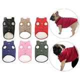 Maxbell Warm Dog Clothes Fleece Clothing Lightweight Winter Jacket for Pet Supplies black