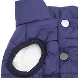 Maxbell Pet Dog Vest Jacket Warm Clothes Soft Small Medium Sized Dog Dog Coats Blue