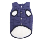 Maxbell Pet Dog Vest Jacket Warm Clothes Soft Small Medium Sized Dog Dog Coats Blue