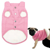 Maxbell Pet Dog Vest Jacket Warm Clothes Soft Small Medium Sized Dog Dog Coats Pink
