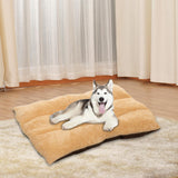 Maxbell Plush Dog Beds Washable Water Resistant Soft for Large Cat Stretch Sleeping Coffee