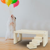 Maxbell Wooden ladder bridges Stairs Cage Budgie Guinea Toys Bridge Landscaping