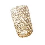 Maxbell Hand Weaving Bamboo Lamp Shade Home Decor Retro for table Lamp Bedroom