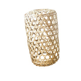 Maxbell Hand Weaving Bamboo Lamp Shade Home Decor Retro for table Lamp Bedroom