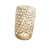 Maxbell Hand Weaving Bamboo Lamp Shade Home Decor Retro for table Lamp Bedroom