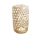 Maxbell Hand Weaving Bamboo Lamp Shade Home Decor Retro for table Lamp Bedroom