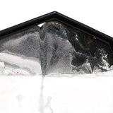 Maxbell Moving Sand Art Picture Flowing Sand Painting Quicksand Artistic Landscape Black Frame