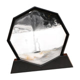 Maxbell Moving Sand Art Picture Flowing Sand Painting Quicksand Artistic Landscape Black Frame