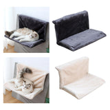 Maxbell Cat Hammock Seat Folding Comfortable Saving Space for Chair Window Gray