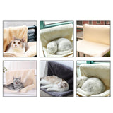 Maxbell Cat Hammock Seat Folding Comfortable Saving Space for Chair Window Gray