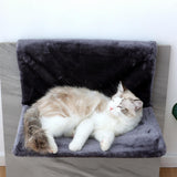 Maxbell Cat Hammock Seat Folding Comfortable Saving Space for Chair Window Gray