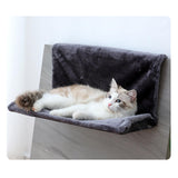Maxbell Cat Hammock Seat Folding Comfortable Saving Space for Chair Window Gray