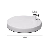 Maxbell Universal Metal Base for Table Lamp Adjustable Bottom Plate Desk Lamp Base White